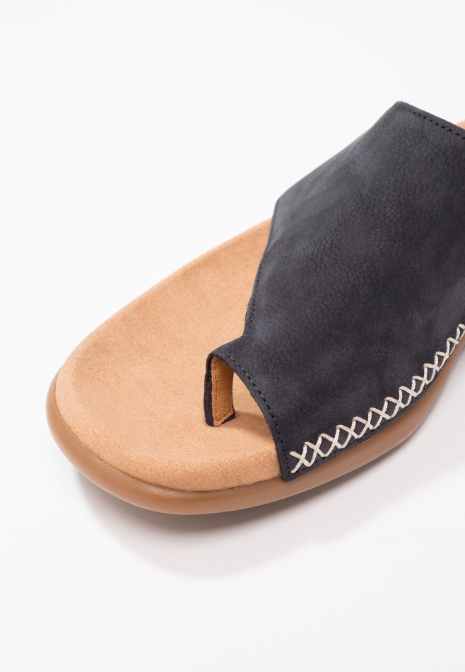 Gabour | Exclusive Sandales à Barre En T Bleu Nuit